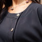Charcoal Jewel-Button Co-ord