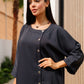 Charcoal Jewel-Button Co-ord