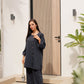 Charcoal Jewel-Button Co-ord