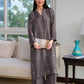 Crystal Embellished Minimal V-Neck Co-ord Set