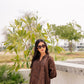 Coffee Tonal Silk Set