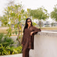 Coffee Tonal Silk Set