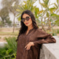 Coffee Tonal Silk Set