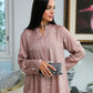 Crystal Embellished Minimal V-Neck Co-ord Set
