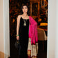 Black Velvet Bandhani Edit