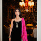 Black Velvet Bandhani Edit