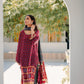 Maroon Ajrakh Silk Suit