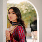 Maroon Ajrakh Silk Suit
