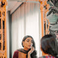 Maroon Ajrakh Silk Suit