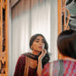 Maroon Ajrakh Silk Suit