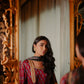 Maroon Ajrakh Silk Suit