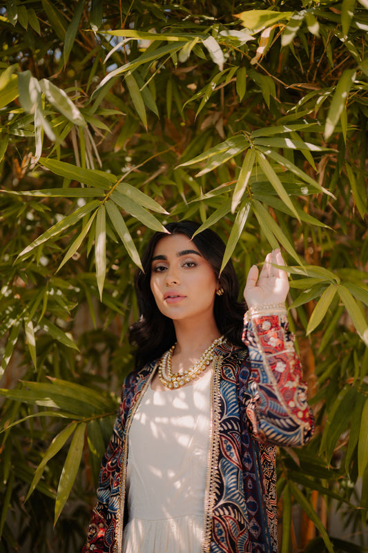 Mughal Zari Ajrak Co-ord