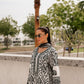Ivory Paisley Silk Suit