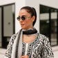 Ivory Paisley Silk Suit