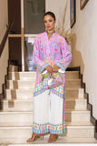 Lilac Digital Print Crepe Co-ord Set
