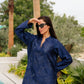 Navy Tonal Silk Co-ord
