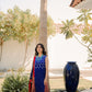 Royal Blue Bandhani Suit
