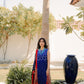 Royal Blue Bandhani Suit