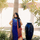 Royal Blue Bandhani Suit
