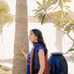 Royal Blue Bandhani Suit