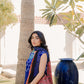 Royal Blue Bandhani Suit