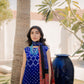 Royal Blue Bandhani Suit
