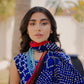 Royal Blue Bandhani Suit