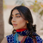 Royal Blue Bandhani Suit
