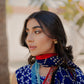 Royal Blue Bandhani Suit