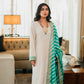 Ivory Chikankari Silk Suit