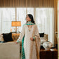 Ivory Chikankari Silk Suit