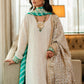 Ivory Chikankari Silk Suit