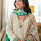 Ivory Chikankari Silk Suit
