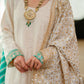 Ivory Chikankari Silk Suit
