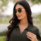 Olive Linen Co-ord Set