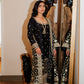 Black Chanderi Silk Kaamdani & Zari Embroidered 3 Piece Suit