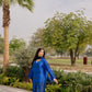 Royal Blue Mirrorwork Suit