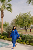Royal Blue Mirrorwork Suit