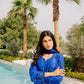 Royal Blue Mirrorwork Suit