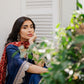 Navy Zari Bandhani Co-ord